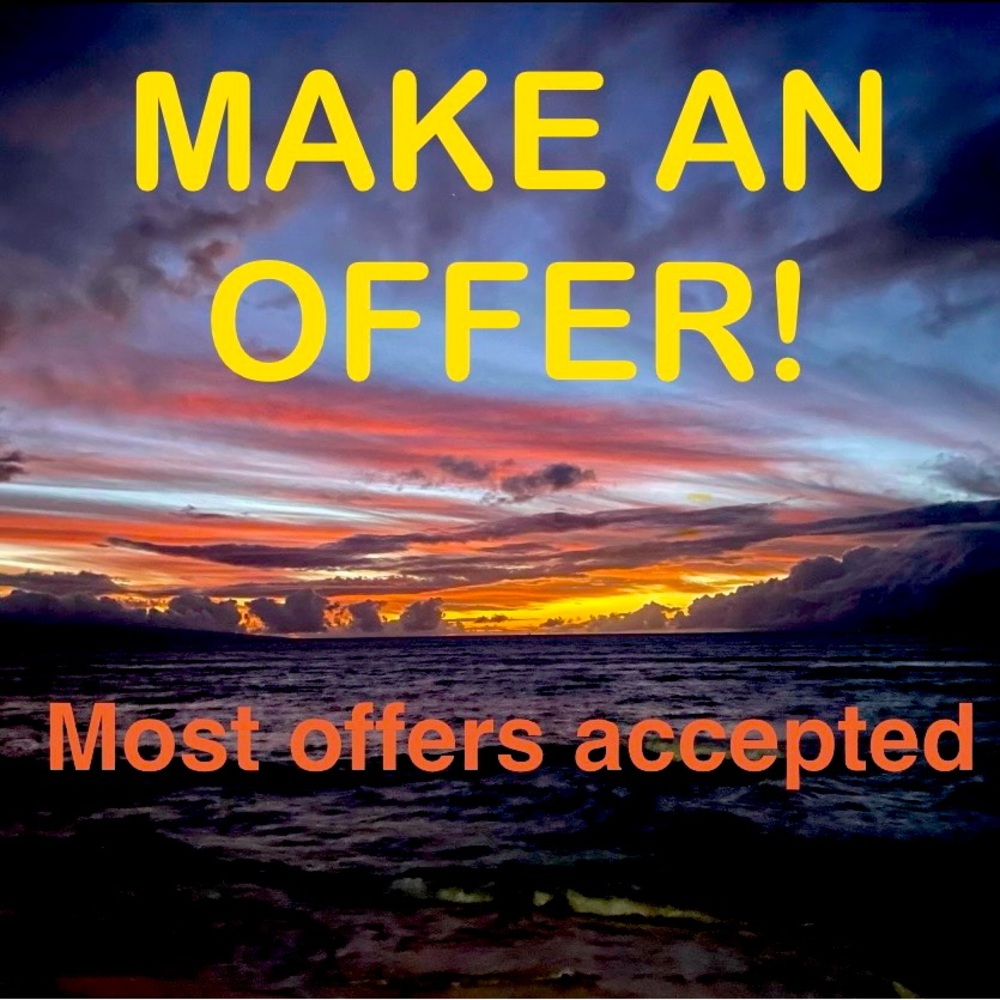 MAKE AN OFFER! Most offer’s accepted.